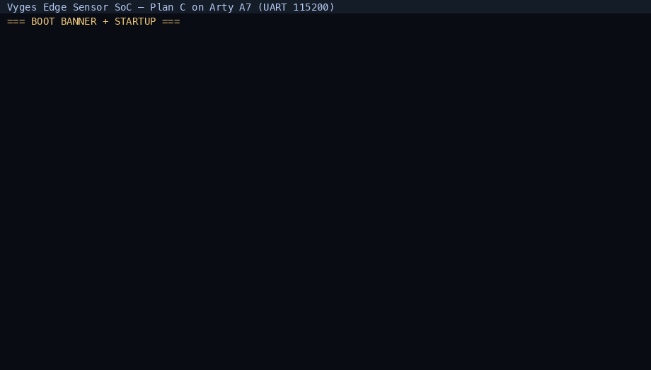 Edge Sensor SoC FPGA bring-up animation